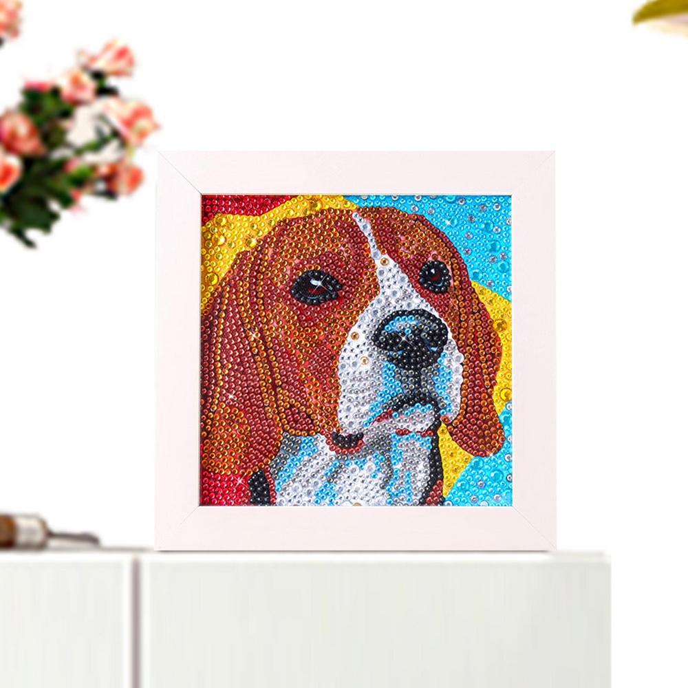 Tohuu Crystal Dot Art For Adults Animal Gem Art Painting Kits With Frame  7x7 Inch DIY 5D Gem Paint By Numbers For Beginner DIY Full Drill Crystal  Dots Paintings Picture Arts Craft